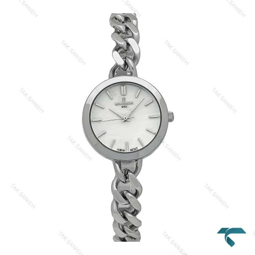 ساعت رومانسون بند کارتیری زنانه نقره ای صفحه سفید Romanson-7294-L