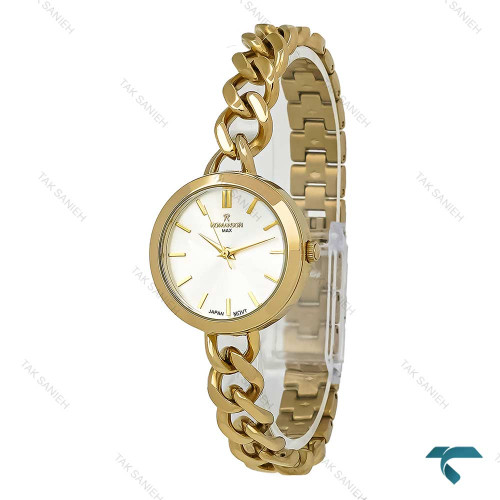 ساعت مچی رومانسون زنانه بند کارتیری طلایی صفحه سیلور Romanson-7296-L ساعت مچی رومانسون زنانه بند کارتیری طلایی صفحه سیلور Romanson-7296-L