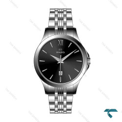 ساعت انزو زنانه EC-614ABL سیلور صفحه مشکی Enzo-8089-L
