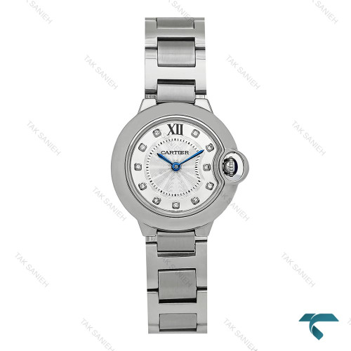 کارتیه بالن بلو زنانه نقره ای صفحه صدف اسمال Cartier-8155-L