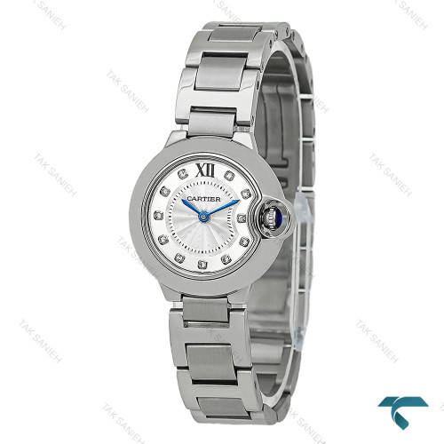 کارتیه بالن بلو زنانه نقره ای صفحه صدف اسمال Cartier-8155-L