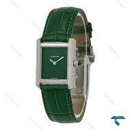 ساعت کارتیه تانک زنانه نقره ای سبز اسمال Cartier-8157-L ساعت کارتیه تانک زنانه نقره ای سبز اسمال Cartier-8157-L