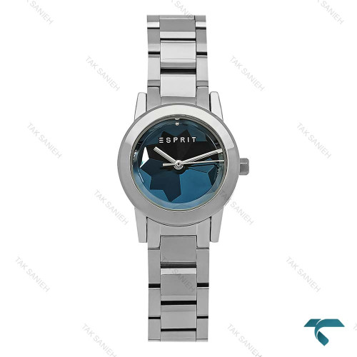 ساعت اسپریت زنانه نقره ای صفحه آبی Esprit-8216-L ساعت اسپریت زنانه نقره ای صفحه آبی Esprit-8216-L