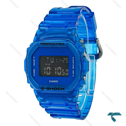 ساعت مچی جی شاک DW5600 آبی دیجیتالی GShock-8228-U