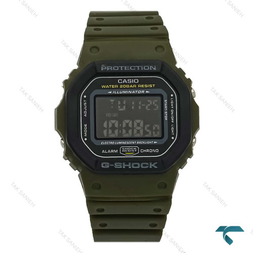 جی شاک DW5600 سبز تیره زه مشکی دیجیتالی GShock-8231-U جی شاک DW5600 سبز تیره زه مشکی دیجیتالی GShock-8231-U
