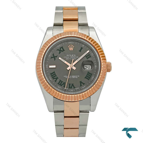 ساعت رولکس مردانه دورنگ رزگلد ویمبلدن Rolex-8255-G