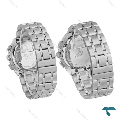 ست ساعت تیسوت 1853 فول استیل سه موتوره Tissot-8282-S ست ساعت تیسوت 1853 فول استیل سه موتوره Tissot-8282-S