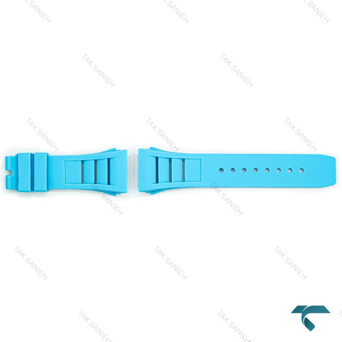 بند ساعت مچی ریچاردمیل مردانه جنس رابر آبی تیفانی Richard-Strap-8179-G