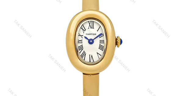 ساعت طلایی کارتیه النگویی زنانه Cartier-8303-L