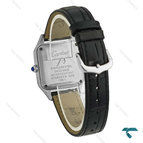 ساعت کارتیر سانتوس دومونت زنانه دورنگ طلایی Cartier-8304-L ساعت کارتیر سانتوس دومونت زنانه دورنگ طلایی Cartier-8304-L