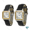 ساعت ست کارتیه سانتوس دومونت دورنگ طلایی Cartier-8306-S ساعت ست کارتیه سانتوس دومونت دورنگ طلایی Cartier-8306-S