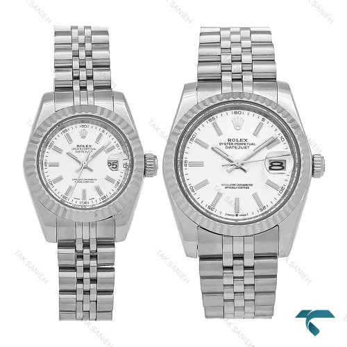 ست Rolex دیت جاست سیلور ایندکس خطی Rolex-8319-S