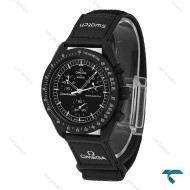 ساعت امگا سواچ ماموریت به ماه فول مشکی جدید Swatch-8320-U ساعت امگا سواچ ماموریت به ماه فول مشکی جدید Swatch-8320-U
