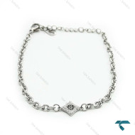 دستبند لویی ویتون زنانه ظریف نقره ای Bracelet-8344-L