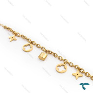 دستبند ظریف زنانه طلایی Bracelet-8349-L