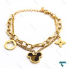 دستبند زنجیری زنانه ون کلیف طلایی VanCleef-8335-L