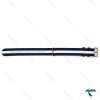 بند دنیل ولینگتون مردانه برزنتی سرمه ای سفید سگک رزگلد DW-Strap-8580-G