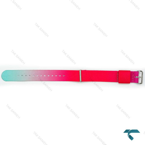 بند برزنتی رنگی دنیل ولینگتون مردانه سگک رزگلد DW-Strap-8592-G