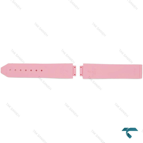 بند رابر هابلوت زنانه صورتی Hublot-Strap-8594-L بند رابر هابلوت زنانه صورتی Hublot-Strap-8594-L