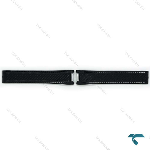 بند چرم ساعت امگا مردانه مشکی Omega-Strap-8595-G بند چرم ساعت امگا مردانه مشکی Omega-Strap-8595-G