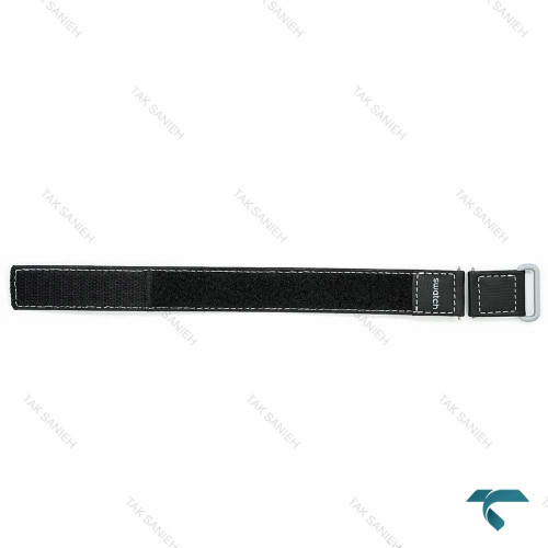 بند ساعت امگا سواچ مشکی ماموریت به ماه Swatch-Strap-8600-U
