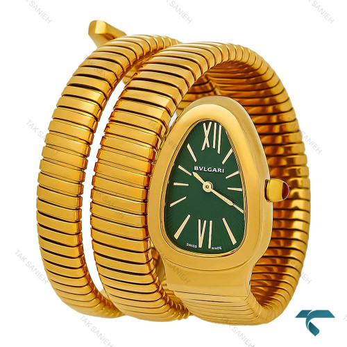 ساعت زنانه بولگاری ماری طلایی صفحه سبز Bvlgari-8603-L