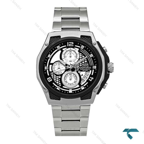 ناوی فورس NF8051 مردانه سه موتوره نقره ای زه مشکی NaviForce-8633-G