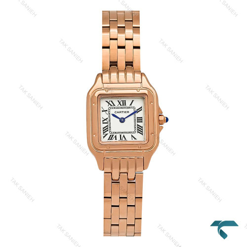 ساعت مچی زنانه کارتیه پنته رزگلد اسمال Cartier-8372-L ساعت مچی زنانه کارتیه پنته رزگلد اسمال Cartier-8372-L