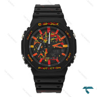 ساعت جیشاک GA2100 مردانه مشکی صفحه آبرنگ GShock-8386-G