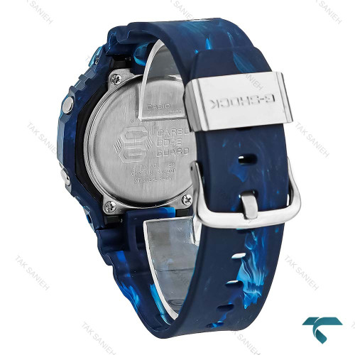 ساعت مچی جیشاک GA2100 مردانه سرمه ای طرح دار GShock-8389-G ساعت مچی جیشاک GA2100 مردانه سرمه ای طرح دار GShock-8389-G