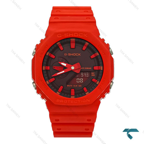 جیشاک کاسیو GA2100 مردانه قرمز صفحه مشکی GShock-8390-G جیشاک کاسیو GA2100 مردانه قرمز صفحه مشکی GShock-8390-G