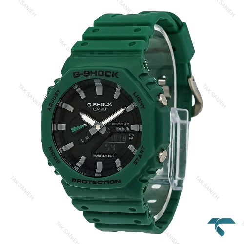 ساعت مردانه جیشاک GA2100 سبز کله غازی GShock-8392-G ساعت مردانه جیشاک GA2100 سبز کله غازی GShock-8392-G