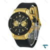 ساعت طلایی هابلوت مردانه سه موتوره صفحه مشکی Hublot-8393-G