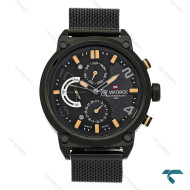 ساعت نیوی فورس مردانه NF9068 مشکی ایندکس کرم NaviForce-8400-G