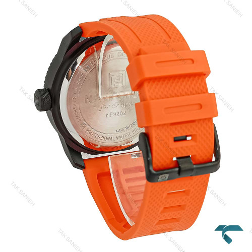 ساعت نارنجی نیوی فورس NF9202 قاب مشکی NaviForce-8404-G ساعت نارنجی نیوی فورس NF9202 قاب مشکی NaviForce-8404-G