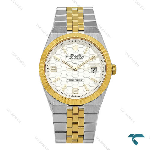 ساعت رولکس اویستر پرپچوال لند دولر مردانه دورنگ طلایی Rolex-8410-G ساعت رولکس اویستر پرپچوال لند دولر مردانه دورنگ طلایی Rolex-8410-G