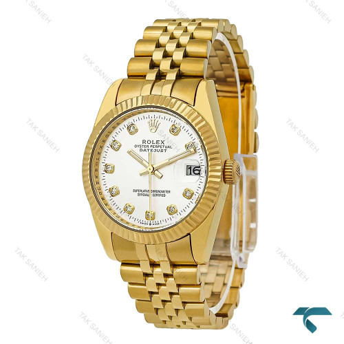 ساعت طلایی رولکس مردانه صفحه سیلور Rolex-8414-G ساعت طلایی رولکس مردانه صفحه سیلور Rolex-8414-G