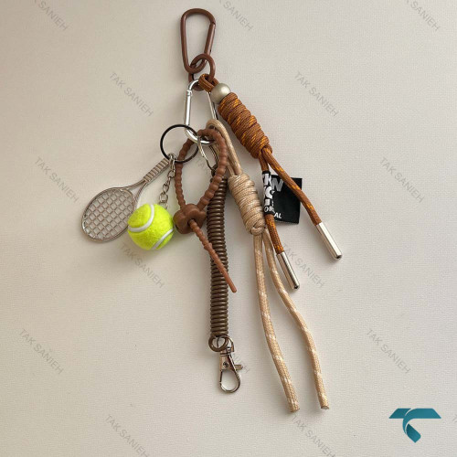 آویز کیف زنانه طرح تنیسی Charm-8421-L