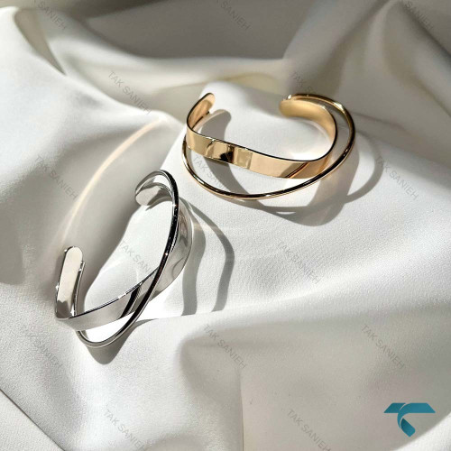 دستبند زنانه موج دار Bracelet-8460-L