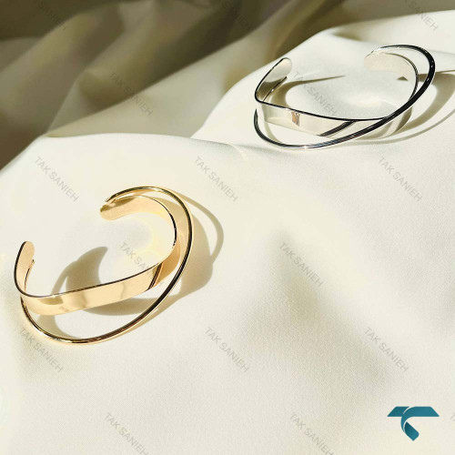 دستبند زنانه موج دار Bracelet-8460-L