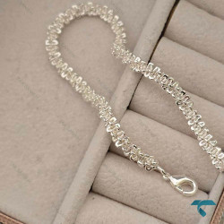 دستبند زنانه نقره ایی خاویاری Bracelet-8468-L