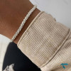 دستبند زنانه نقره ایی خاویاری Bracelet-8468-L