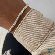 دستبند زنانه نقره ایی خاویاری Bracelet-8468-L