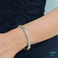 دستبند زنانه تمام نقره ای Bracelet-8472-L