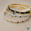دستبند میناکاری نگین دار MinaKari-8497-L