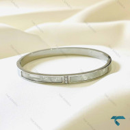دستبند میناکاری نقره ای MinaKari-8499-L