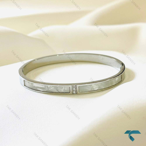 دستبند میناکاری نقره ای MinaKari-8499-L دستبند میناکاری نقره ای MinaKari-8499-L