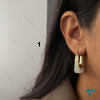 گوشواره رزینی طلایی Ghoshvareh-8551-L