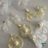 گوشواره پارچه ایی طرح گل Ghoshvareh-8561-L