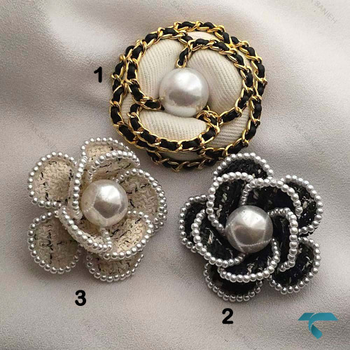 گلسینه پارچه ایی شنل مرواریدی GolSineh-8903-L